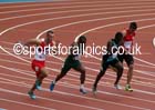 Richard Kilty in the heats of the 100 metres at the 2014 Commonwealth Games, Glasgow. Photo: David T. Hewitson/Sports for All Pics